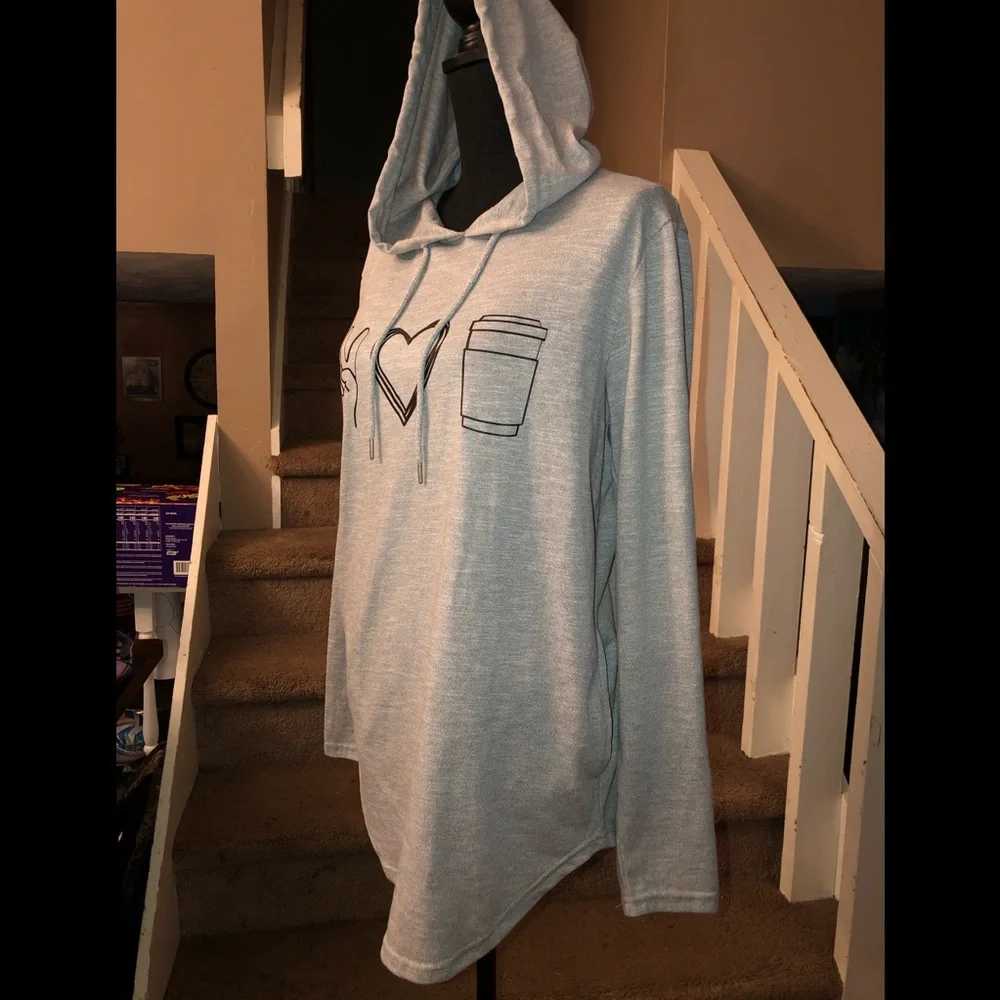 PacSun Grey Graphic Hoodie - Picture 4 of 6